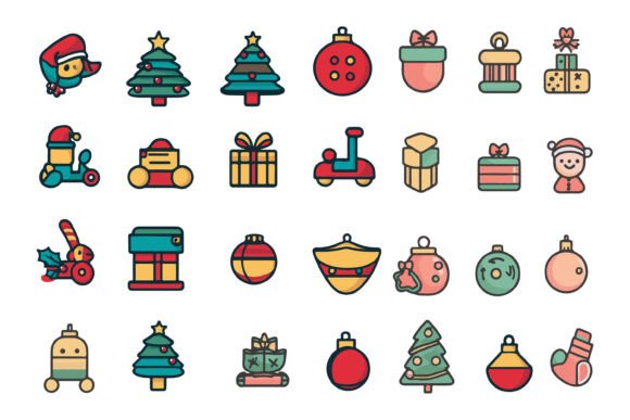 Christmas & New Year Icon Sets: Versatile Vector Magic