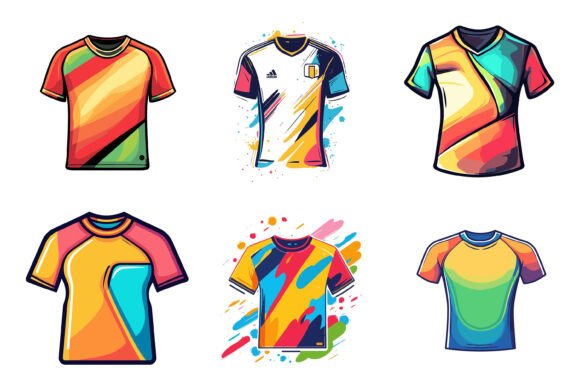 Colorful Football Jersey Vector Art That Works