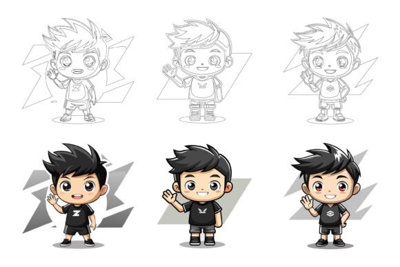 Discovering the Magic of Vector Illustrations: A Deep Dive into the Knight Boy Cartoon AI EPS Collection