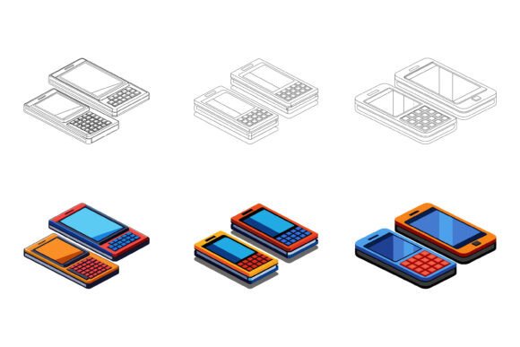 Elevate Your Visual Communication with the Phone Icon and Hello Welcome AI EPS Collection