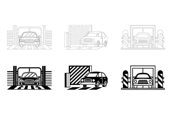 Garbage Truck Icon Set: Essential Vector Graphics for Modern Design Projects
