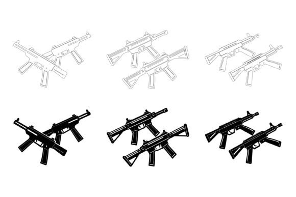 Gun Silhouette Vector Black: A Strategic Asset for Your Visual Projects