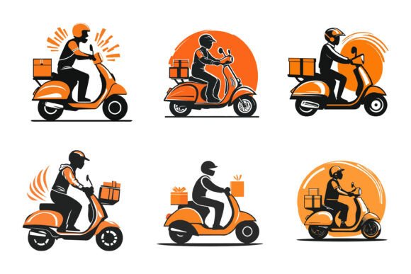 Mastering Visual Communication with a Delivery Service Concept