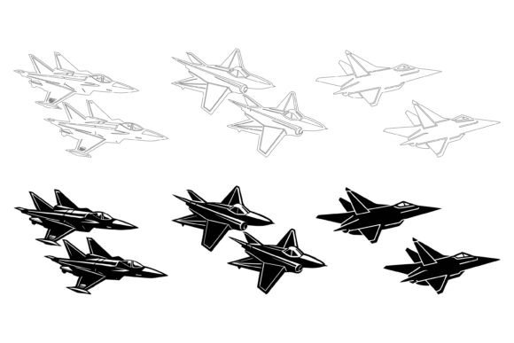 Military Aircraft Illustrations: Strategic Visual Assets for Modern Communication