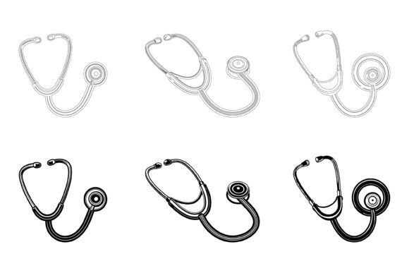 Stethoscope Vector Illustrations Built for Clarity and Customization