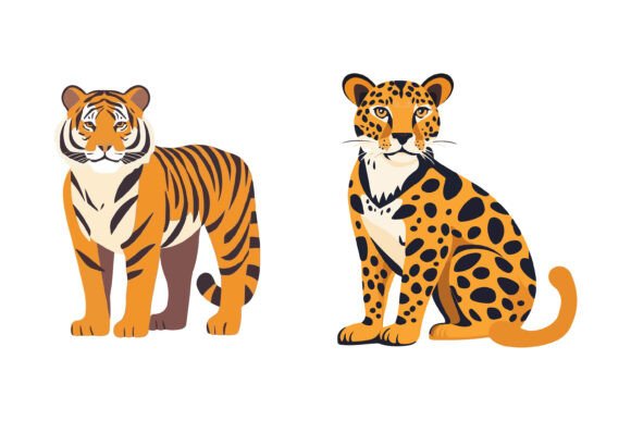 Tiger: A Complete AI EPS Illustration Set for Creative Professionals