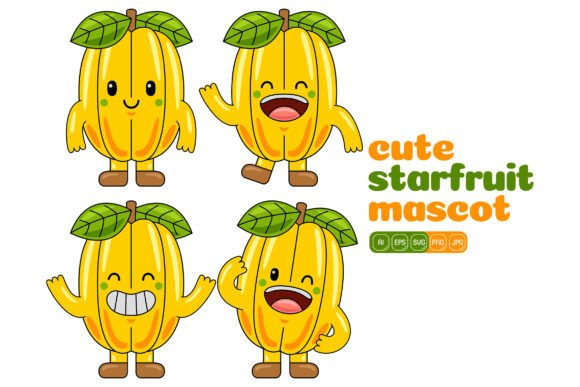 What a Cute Starfruit Mascot Vector Pack Actually Brings to a Design Workflow