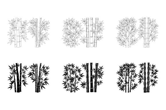 Working With Bamboo Silhouettes in Vector Illustration Projects